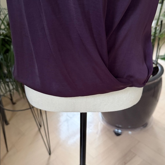 Vince Deep Purple Women's Blouse - Picture 3 of 10